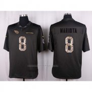 Camiseta NFL Anthracite Tennessee Titans Mariota 2016 Salute To Service