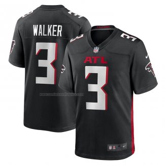 Camiseta NFL Game Atlanta Falcons Mykal Walker 3 Negro