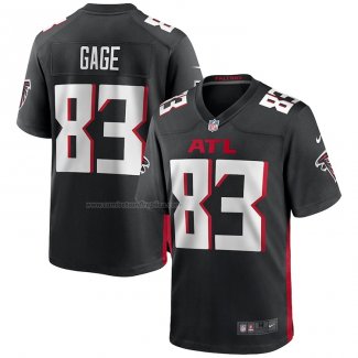 Camiseta NFL Game Atlanta Falcons Russell Gage 83 Negro