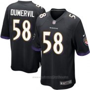 Camiseta NFL Game Baltimore Ravens Dumervil Negro