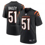 Camiseta NFL Game Cincinnati Bengals Markus Bailey 51 Negro