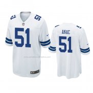 Camiseta NFL Game Dallas Cowboys Bradlee Anae Blanco