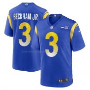 Camiseta NFL Game Los Angeles Rams Odell Beckham Jr. Azul