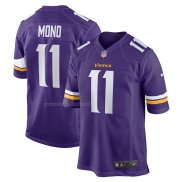 Camiseta NFL Game Minnesota Vikings Kellen Mond 11 Violeta