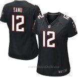 Camiseta NFL Game Mujer Atlanta Falcons Sanu Negro