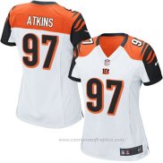 Camiseta NFL Game Mujer Cincinnati Bengals Atkins Blanco