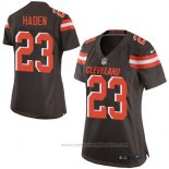 Camiseta NFL Game Mujer Cleveland Browns Haden Marron