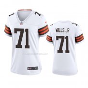 Camiseta NFL Game Mujer Cleveland Browns Jedrick Wills Blanco