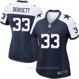 Camiseta NFL Game Mujer Dallas Cowboys Dorsett Azul Blanco