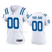 Camiseta NFL Game Mujer Indianapolis Colts Personalizada 2020 Blanco