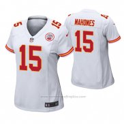 Camiseta NFL Game Mujer Kansas City Chiefs Patrick Mahomes II Blanco