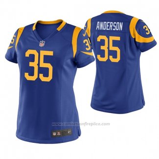 Camiseta NFL Game Mujer Los Angeles Rams C.j. Anderson Azul