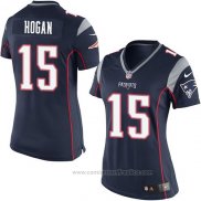 Camiseta NFL Game Mujer New England Patriots Hogan Negro