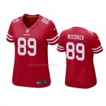 Camiseta NFL Game Mujer San Francisco 49ers Charlie Woerner Rojo