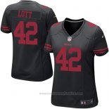 Camiseta NFL Game Mujer San Francisco 49ers Lott Negro