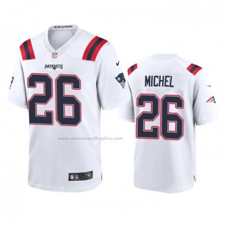 Camiseta NFL Game New England Patriots Sony Michel 2020 Blanco