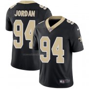 Camiseta NFL Game New Orleans Saints 94 Cameron Jordan Negro