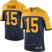 Camiseta NFL Game Nino Green Bay Packers Starr Negro Amarillo