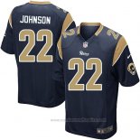 Camiseta NFL Game Nino Los Angeles Rams Johnson Negro