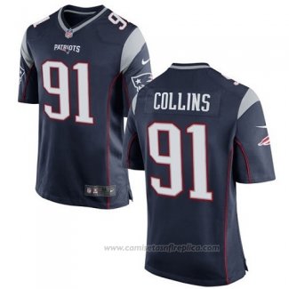 Camiseta NFL Game Nino New England Patriots Collins Negro