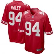 Camiseta NFL Game San Francisco 49ers Charles Haley Retired Rojo