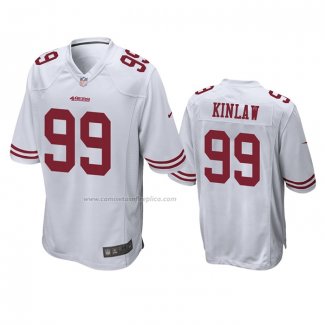 Camiseta NFL Game San Francisco 49ers Javon Kinlaw Blanco