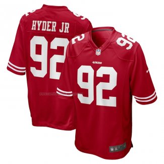 Camiseta NFL Game San Francisco 49ers Kerry Hyder Jr. Rojo