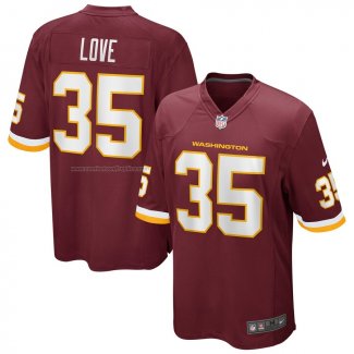 Camiseta NFL Game Washington Redskins Bryce Love Rojo