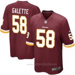 Camiseta NFL Game Washington Redskins Galette Rojo