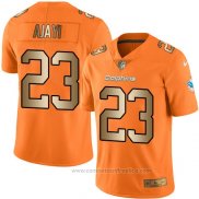 Camiseta NFL Gold Legend Miami Dolphins Ajayi Naranja