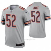 Camiseta NFL Legend Chicago Bears 52 Khalil Mack Inverted Gris