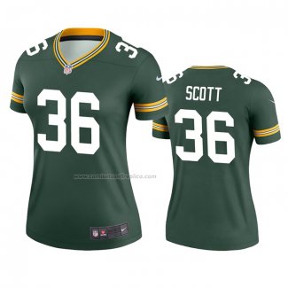 Camiseta NFL Legend Mujer Green Bay Packers Vernon Scott Verde