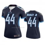 Camiseta NFL Legend Mujer Tennessee Titans Vic Beasley Jr Azul