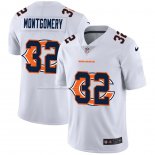 Camiseta NFL Limited Chicago Bears Montgomery Logo Dual Overlap Blanco