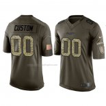 Camiseta NFL Limited Kansas City Chiefs Personalizada Salute To Service Verde2