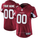 Camiseta NFL Mujer Arizona Cardinals Personalizada Rojo