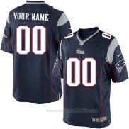 Camiseta NFL Replica New England Patriots Personalizada Azul