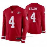 Camiseta NFL Therma Manga Larga San Francisco 49ers Nick Mullens Rojo