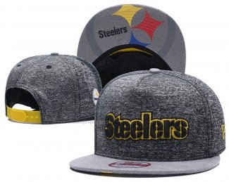 Gorra Pittsburgh Steelers Gris Amarillo