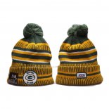 Gorro Beanie Green Bay Packers 100th Amarillo Verde