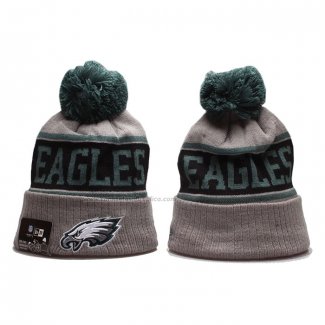 Gorro Beanie Philadelphia Eagles Gris Verde Negro