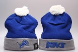 Gorro Detroit Lions Azul Gris