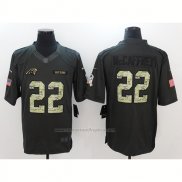 Camiseta NFL Anthracite Jacksonville Jaguars 22 Mccaffrey Negro