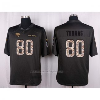 Camiseta NFL Anthracite Jacksonville Jaguars Thomas 2016 Salute To Service