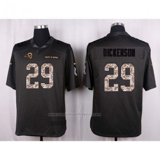 Camiseta NFL Anthracite Los Angeles Rams Dickerson 2016 Salute To Service