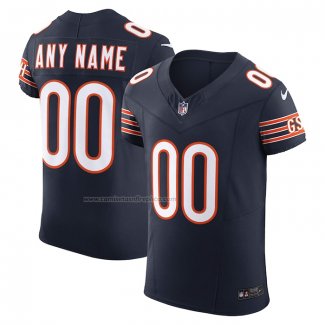 Camiseta NFL Elite Chicago Bears Vapor F.U.S.E. Personalizada Azul