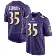 Camiseta NFL Game Baltimore Ravens Gus Edwards Violeta