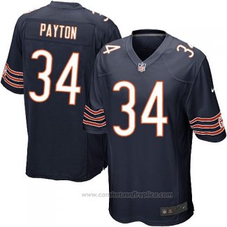 Camiseta NFL Game Chicago Bears Payton Blanco Negro