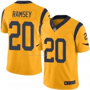 Camiseta NFL Game Los Angeles Rams 20 Jalen Ramsey Oro