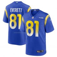 Camiseta NFL Game Los Angeles Rams Gerald Everett 81 Azul